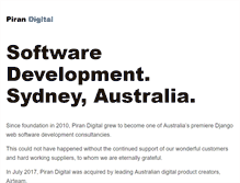 Tablet Screenshot of piran.com.au